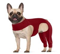 Hjyokuso Combinaison de convalecencia para perros, protección quirúrgica para las patas, manguito anti-lamido para la pata trasera, protector de codo, evita el lamido y las mordeduras, evita