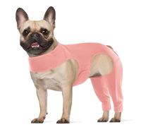 Hjyokuso Traje de recuperación para perros, protección de patas para cirugía, manga para evitar lamer la pata trasera, protector de codo, evita lamidos y mordeduras, evita infecciones de heridas Rosa