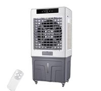 HJYryhyfddply Aire Acondicionado Portatil, Enfriador Evaporativo con Control Remoto Y Temporizador de 10 Horas, 4 Bolsas de Hielo, 3 Modos Y Velocidades de Viento for Interiores Y Exteriores