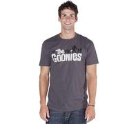 Hjys Yellow Adult Goonies Movie Logo T Shirt In Charcoal T-Shirt Grey S