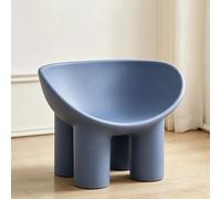 HJYXXSR Sillones Creativos De Un Solo Asiento, Hechos De Material De PE, Taburetes con Patas De Elefante, Sillas Infantiles Sencillas, Adecuadas para Salas De Estar, Dormitorios, Estudios Blue L