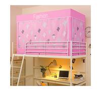 HJYXXSR Toldo para litera para privacidad y opacidad, cortina para dormitorio de estudiante individual, red colgante portátil, cabina superior