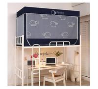 HJYXXSR Toldo para litera para privacidad y opacidad, cortina para dormitorio de estudiante individual, red colgante portátil, cabina superior