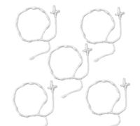 HJYZY Pulsera Decenario de 10 uds con cruz tejida ajustable Rosario Pulsera Cruz - Adecuados para hombres y mujeres