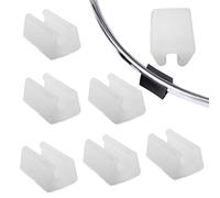 HJYZY Tapa de pie de silla de 14 mm Inserto de extremo de poste de plástico para silla/escritorio/protector de tubo blanco (ajuste de patas de muebles de diámetro de 13-15 mm) 15 piezas