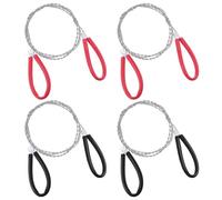 HJZHII sierras de cable de acero inoxidable y sierra de cuerda de bolsillo, alambre de supervivencia de emergencia, herramienta para cortar árboles de madera y PVC