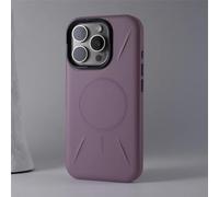 HJZSZX Funda magnética de Lujo para iPhone 16 Pro MAX, a Prueba de Golpes, Mate, híbrida, con Carga inalámbrica, rígida (para iPhone 16 Pro MAX/Morado)