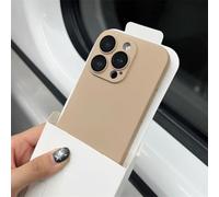 HJZSZX Funda Ultrafina de TPU Mate para iPhone 16 Plus, a Prueba de Golpes, Color Dorado Mate
