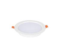 HJZY 7W 9W 12W 18W 24W 30W LED ultradelgado Downlight Empotrado luz de Techo para baño de la Cocina 2.5 cm Ultra Delgado de Aluminio Blanco lámpara Cuerpo (Color : Natural Light, tamaño : 30W)