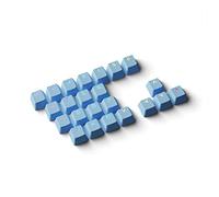 HK Gaming Rubber Keycaps Set | Anti-Slip Texture | Doubleshot Backlit Keycap Set | 23 Keys OEM Profile Key Set | For Mechanical Keyboard | Compatible with Cherry MX, Gateron, Kailh | Blue Malibu