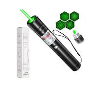HK&Hanker Puntero láser verde recargable de largo alcance, láser potente para TV LED LCD