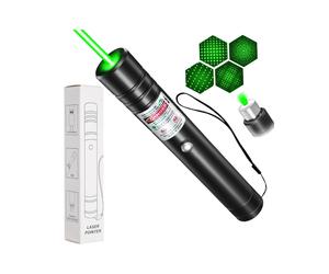 HK&Hanker Puntero láser verde recargable de largo alcance, láser potente para TV LED LCD