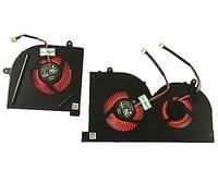 HK-part Reemplazo del ventilador para MSI GS63VR Series GS63VR 6RF GS63VR 7RF GS63VR Stealth Pro MS-16K2 MS-17B1 BS5005HS-U2L1 BS5005HS-U2F1 Gpu CPU Ventilador de refrigeración