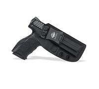 HK VP9 Holster IWB Kydex For Heckler & Koch (H&K) VP9 VP40 Concealed Carry - Inside Waistband Carry Concealed Holster VP9 H&K VP40 Funda Pistola Case Guns Accessories (Black, Right Hand Draw (IWB))