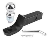 HKABCXT Bola Remolque Receptor de Enganche lengüeta Montaje Bola Remolque 2 pulgadas/50mm Acero for Accesorios Caravana y camión