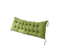 HKABCXT Cojines Exterior Asiento con Respaldo Alto Cabecero Lectura Almohadas corporales Silla Mesilla de Noche Sillón Lumbar Almohada Lectura Cuña Respaldo Hogar(Bright Green,180x50cm)