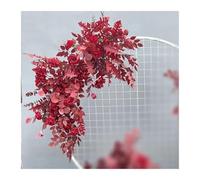 HKABCXT Flores Artificiales Arco Boda Simulación de Flores Boda, Artificiales Seda, Arco, Arte Redondo, decoración Ventanas, Accesorios, Colgante Hoja Escenario en T(Color4 L)
