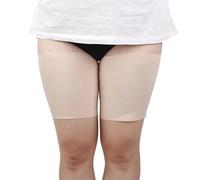 HKABCXT Manga de Compresión de Muslo Bandas for muslos antirozaduras for mujer, banda for adelgazar, Gel de sílice alta elasticidad, protección antifricción, 2 uds(Nude-36-45cm)