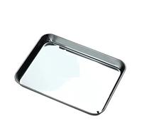 HKABCXT Platos De Acero Inoxidable Bandeja for hornear de acero inoxidable 304 con rejilla enfriamiento extraíble, apta for horno, lavavajillas(13)