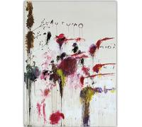 HKAHF AJWUQ Cy Twombly Póster Cy Twombly Arte de Pared Sin Título Cy Twombly Exposición Lienzos Cuadros Cy Twombly para la Decoración del Hogar 40x50cmx1 Sin Marco