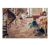 HKAHF AJWUQ Edgar Degas - Póster de arte de pared para exposición, entrenamiento de danza, impresión moderna en lienzo para sala de estar, 30 x 50 cm, sin marco
