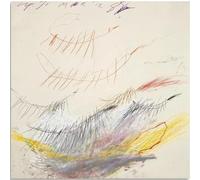 HKAHF AJWUQ Famoso Cy Twombly Póster Barcaza Solar Arte de la Pared Cy Twombly Pintura Surrealismo Lienzos Impresiones Cy Twombly Cuadros para la Decoración del Hogar 25x25cmx1 Sin Marco
