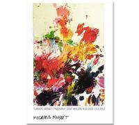 HKAHF AJWUQ Famoso Póster de Cy Twombly Cy Twombly Arte de Pared Cy Twombly Pintura Surrealismo Lienzos Cuadros Cy Twombly para la Decoración del Hogar 40x50cmx1 Sin Marco