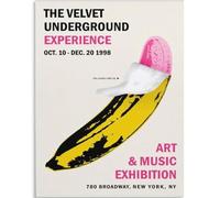 HKAHF AJWUQ Famosos Carteles de Andy Warhol 《The Bananan Pop》 Arte de Pared Exposición Abstracta Pintura en Lienzo Andy Warhol Impresiones para decoración del hogar Cuadro 60x80cmx1 Sin Marco