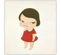 HKAHF AJWUQ Famosos Pósters De Yoshitomo Nara《Niño Raro》Arte De Pared Yoshitomo Nara Impresiones Yoshitomo Nara Pintura De Lienzo Pop Art Imagen Para Decoración Del Hogar 20x20cm Sin Marco