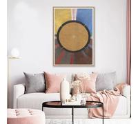 HKAHF AJWUQ Póster abstracto trascendental de Hilma af Klint de Hilma af Klint para decoración de sala de estar, 50 x 70 cm, sin marco