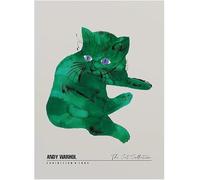 HKAHF AJWUQ Póster de Andy Warhol con el famoso gato llamado Sam, impresión abstracta de Andy Warhol sobre lienzo, cuadro retro para decoración de sala de estar, 45 x 65 cm, sin marco