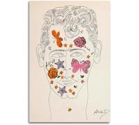 HKAHF AJWUQ Póster de Andy Warhol con líneas de personajes, arte de pared de Andy Warhol, impresiones retro, lienzo nórdico, pintura para decoración de sala de estar, 50 x 70 cm, sin marco