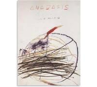 HKAHF AJWUQ Póster de Cy Twombly de Cy Twombly para pared, impresiones de graffiti loco, pintura abstracta en lienzo para decoración del hogar, sala de estar, 60 x 90 cm, sin marco