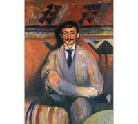 HKAHF AJWUQ Póster de Edvard Munch El Pintor Arte de Pared Impresiones de Edvard Munch Pintura en Lienzo de barbarie Cuadro nórdico para decoración de Sala de Estar 15x20cmx1 Sin Marco