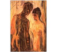 HKAHF AJWUQ Póster de Edvard Munch《La Pasión》Arte de Pared Edvard Munch Impresiones Barbarie Pintura en Lienzo Cuadro nórdico para decoración de Sala de Estar 15x20cmx1 Sin Marco