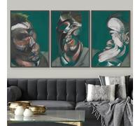 HKAHF AJWUQ Póster de Francis Bacon《Autorretrato》 Arte de Pared Cuadro de Francis Bacon Cuadros de Francis Bacon Cuadros Retro Impresiones para Habitación Deco 20x15cmx1 Sin Marco