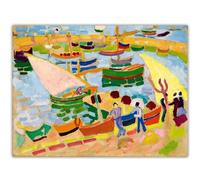 HKAHF AJWUQ Póster de Raoul Dufy de París Île-de-FranceWall Art Modern Canvas Painting Raoul Dufy Prints Raoul Dufy Pictures para decoración de pared del hogar, 30 x 40 cm, sin marco