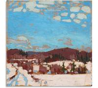 HKAHF AJWUQ Póster de Tom Thomson con impresión abstracta de Tom Thomson para decoración de sala de estar, 50 x 50 cm, sin marco