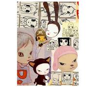 HKAHF AJWUQ Póster de Yoshitomo Nara para pared, diseño de niño terrible, impresión retro de Yoshitomo Nara, para decoración de sala de estar, 15 x 20 cm, sin marco