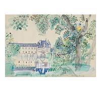 HKAHF AJWUQ Raoul Dufy Posters Under The Big Tree Exposición Arte de Pared Fauvismo Pintura en Lienzo Raoul Dufy Impresiones para decoración del hogar Cuadros 30X20cmX1 Sin Marco