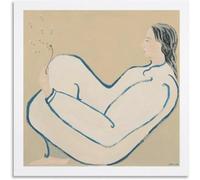 HKAHF AJWUQ Tracey Emin Póster 《Líneas de Carácter》 Exposición Arte de Pared Tracey Emin Lienzo Pintura Impresiones Abstractas para Decoración de la Sala de Salón Cuadro 60x60cmx1 Sin Marco