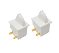 HKAOSDUUH Paquete de 2 interruptores de luz para puerta de refrigerador de 2 pines W11123941 de repuesto para GE Whirlpool, Maytag, Amana, Admiral, Kenmore, Magic Chef 4931176 W10847853