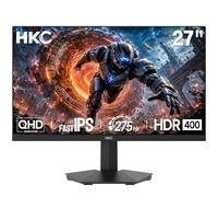 HKC 27 Pulgadas QHD Gaming Monitor 260Hz/275Hz（OC Fast IPS 1ms HDR400 | 1440p, Adaptive Sync, 95%DCI-P3,luz azul hardware, VESA 100x100, 2x HDMI 2.0, DP 1.4
