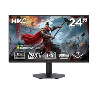 HKC G24H3D Monitor para videojuegos de 24 pulgadas 1920 x 1080 260 Hz Fast IPS, 1 ms DP/HDMI DisplayHDR400 VESA Negro