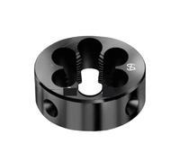 HKEJSJWA 1 Uds. Troquel Redondo no Ajustable M2 M3 M4 M5 M6 M8 M10 M12 M14 HSS Tornillo roscado Troqueles for Acero Inoxidable(M2X0.4)