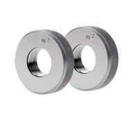 HKEJSJWA 2 unids/Set Calibre de Anillo de Rosca de 6g, Herramienta de Medida M55.5X1 6g, M35.5X1 6g(M35.5 * 1 6g)