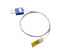 HKEJSJWA Termopar de Superficie Tipo K, Tipo J, Tipo T, Sensor de película Delgada, Autoadhesivo de Alta precisión, 0-260 °C(T-2m)