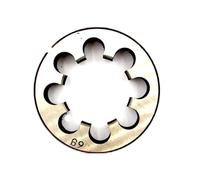 HKEJSJWA Troquel Redondo Derecho de Rosca métrica HSS M42 M45 X4.5 X4 X3 X2 X1.5 X1.25 Troqueles de roscado de Tornillos(M42X3)