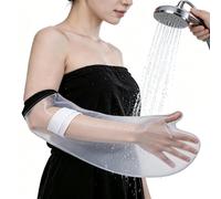 HKF HO KI HO Funda Impermeable para Brazo Escayolado,Protector de Escayola Brazo Impermeable, Reutilizable Cubre Escayola Brazo Mantenga el Vendaje Seco Durante el Baño