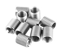 Hkfgdjdl 10 piezas de 2-16 mm adaptador de rosca de manguito reductor de acero inoxidable para reparación de tuerca de inserción convertidor de tornillo